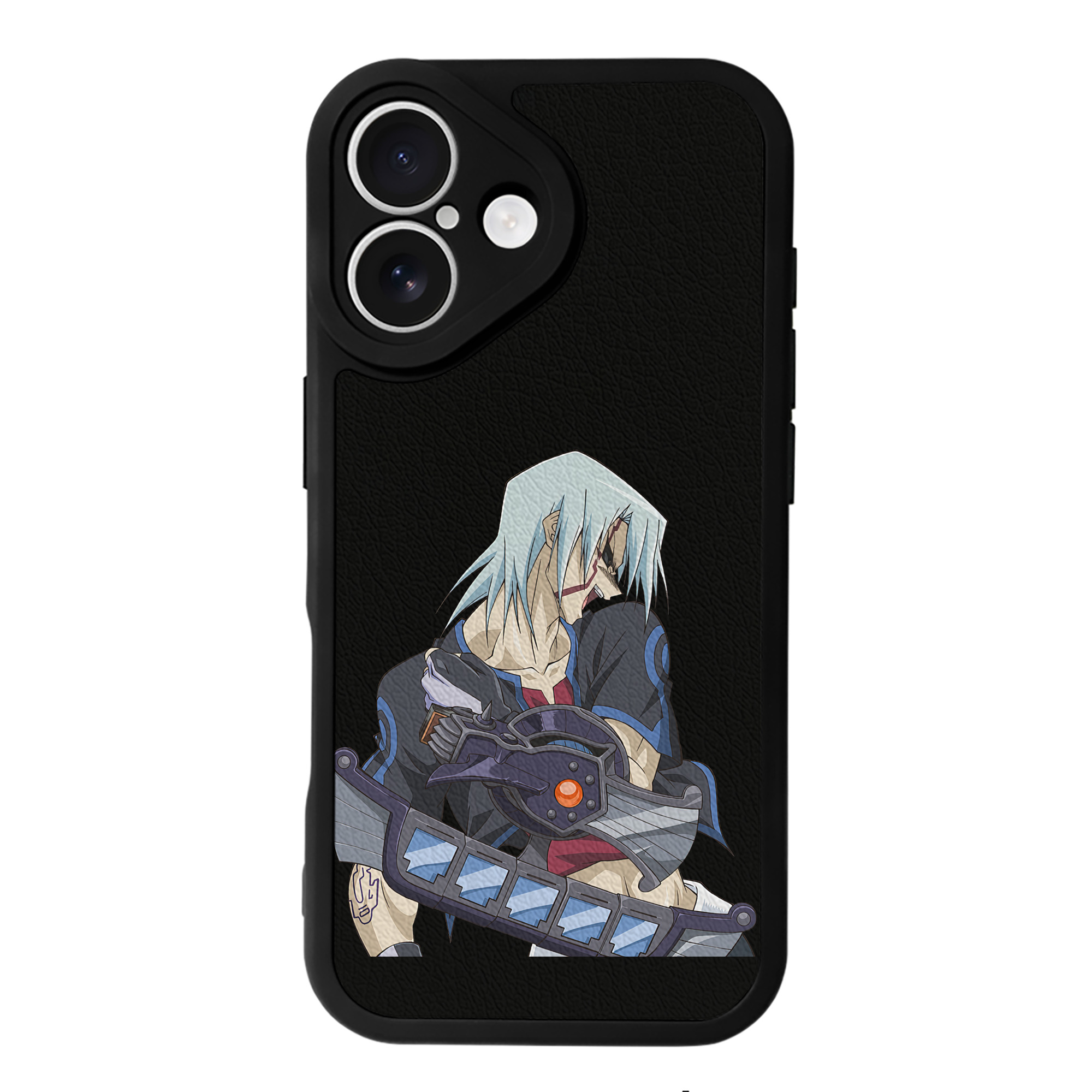 （画像用） 遊☆戯☆王 Yu-Gi-Oh! 【iPhone 16シリーズ対応】シリコンスマホケース（レザー調） 材質：シリコン